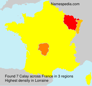 Surname Calay in France Surname Calay in France