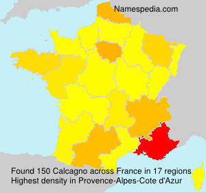 Surname Calcagno in France Surname Calcagno in France