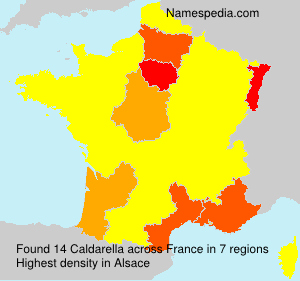Surname Caldarella in France Surname Caldarella in France