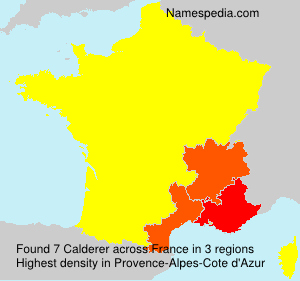 Surname Calderer in France Surname Calderer in France