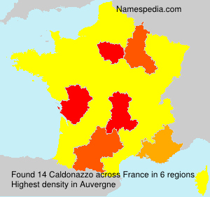 Surname Caldonazzo in France Surname Caldonazzo in France