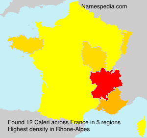Surname Caleri in France Surname Caleri in France