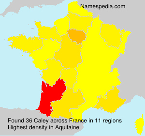 Surname Caley in France Surname Caley in France