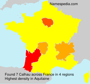 Surname Calhau in France Surname Calhau in France