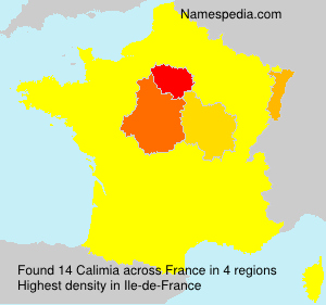Surname Calimia in France Surname Calimia in France