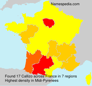 Surname Callizo in France Surname Callizo in France