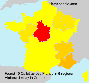 Surname Callut in France Surname Callut in France