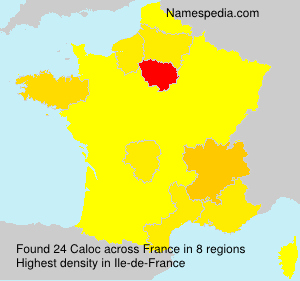 Surname Caloc in France Surname Caloc in France
