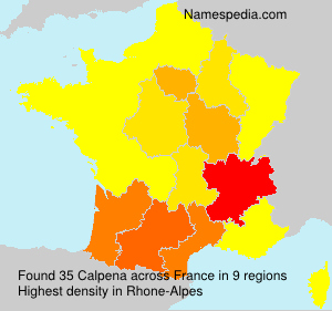 Surname Calpena in France Surname Calpena in France