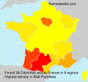 Surname Calvinhac in France Surname Calvinhac in France