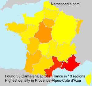 Surname Camarena in France Surname Camarena in France