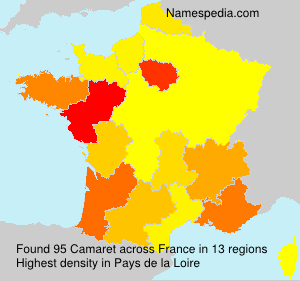 Surname Camaret in France Surname Camaret in France