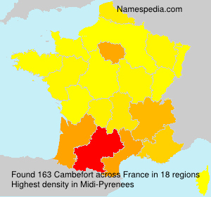 Surname Cambefort in France Surname Cambefort in France