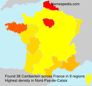 Surname Camberlein in France Surname Camberlein in France