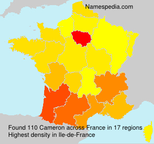 Surname Cameron in France Surname Cameron in France