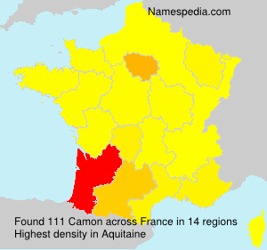 Surname Camon in France Surname Camon in France