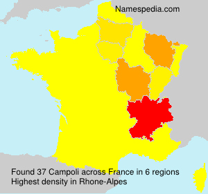 Surname Campoli in France Surname Campoli in France