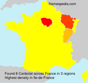 Surname Canbolat in France Surname Canbolat in France
