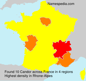 Surname Candor in France Surname Candor in France