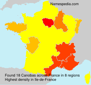 Surname Canobas in France Surname Canobas in France