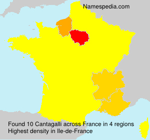 Surname Cantagalli in France Surname Cantagalli in France