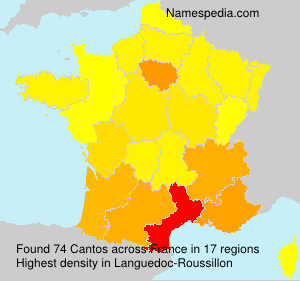 Surname Cantos in France Surname Cantos in France