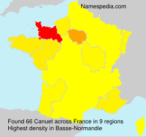 Surname Canuet in France Surname Canuet in France