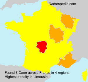 Surname Caon in France Surname Caon in France
