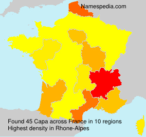 Surname Capa in France Surname Capa in France