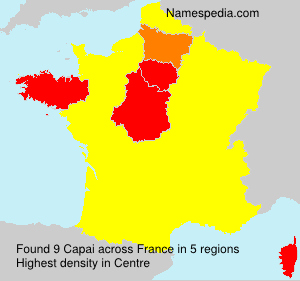 Surname Capai in France Surname Capai in France