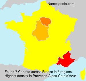 Surname Capatto in France Surname Capatto in France