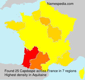 Surname Capdaspe in France Surname Capdaspe in France