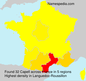Surname Capell in France Surname Capell in France