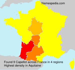 Surname Capellot in France Surname Capellot in France