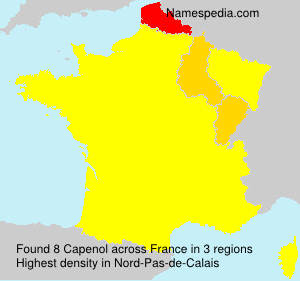 Surname Capenol in France Surname Capenol in France