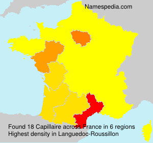 Surname Capillaire in France Surname Capillaire in France