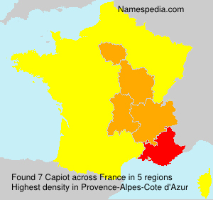 Surname Capiot in France Surname Capiot in France