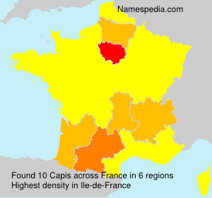 Surname Capis in France Surname Capis in France
