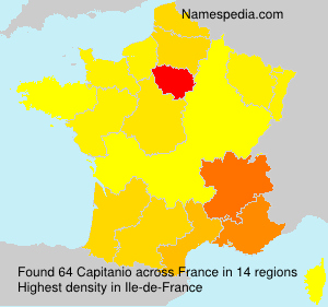 Surname Capitanio in France Surname Capitanio in France