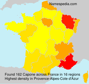 Surname Capone in France Surname Capone in France