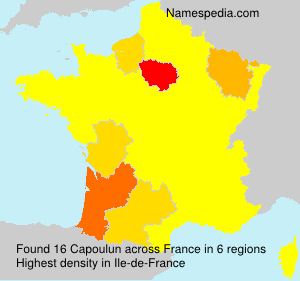 Surname Capoulun in France Surname Capoulun in France