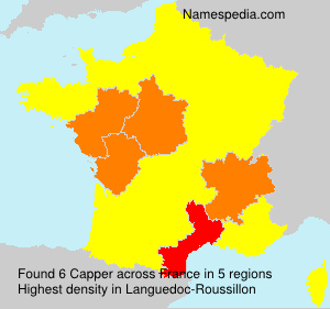 Surname Capper in France Surname Capper in France