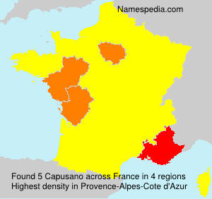 Surname Capusano in France Surname Capusano in France