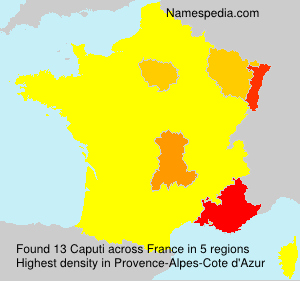 Surname Caputi in France Surname Caputi in France