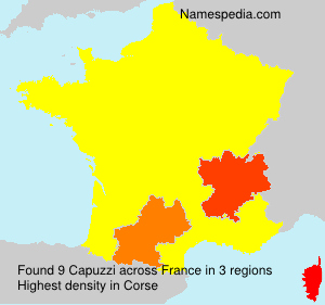 Surname Capuzzi in France Surname Capuzzi in France