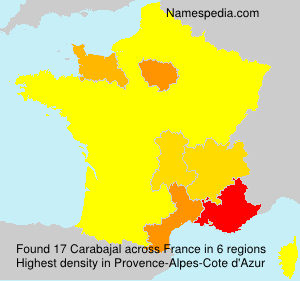 Surname Carabajal in France Surname Carabajal in France