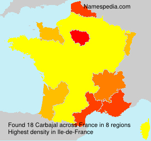 Surname Carbajal in France Surname Carbajal in France