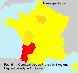 Surname Carcabal in France Surname Carcabal in France