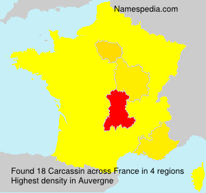 Surname Carcassin in France Surname Carcassin in France