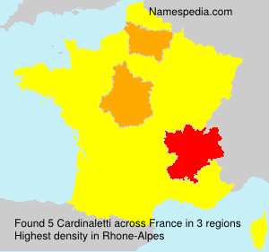 Surname Cardinaletti in France Surname Cardinaletti in France
